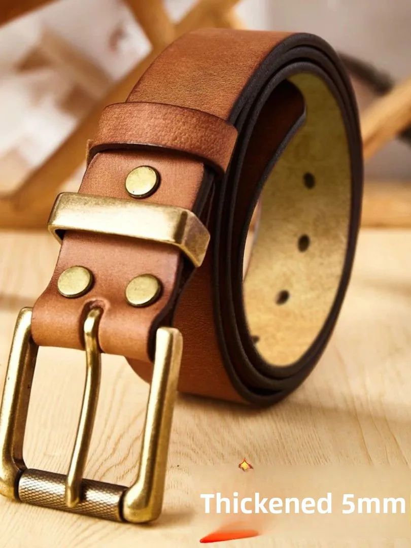 thickened-men's-belt-pure-copper-buckle-leather-belt-casual-versatile-top-layer-cowhide-belt-can-be-used-for-ten-years