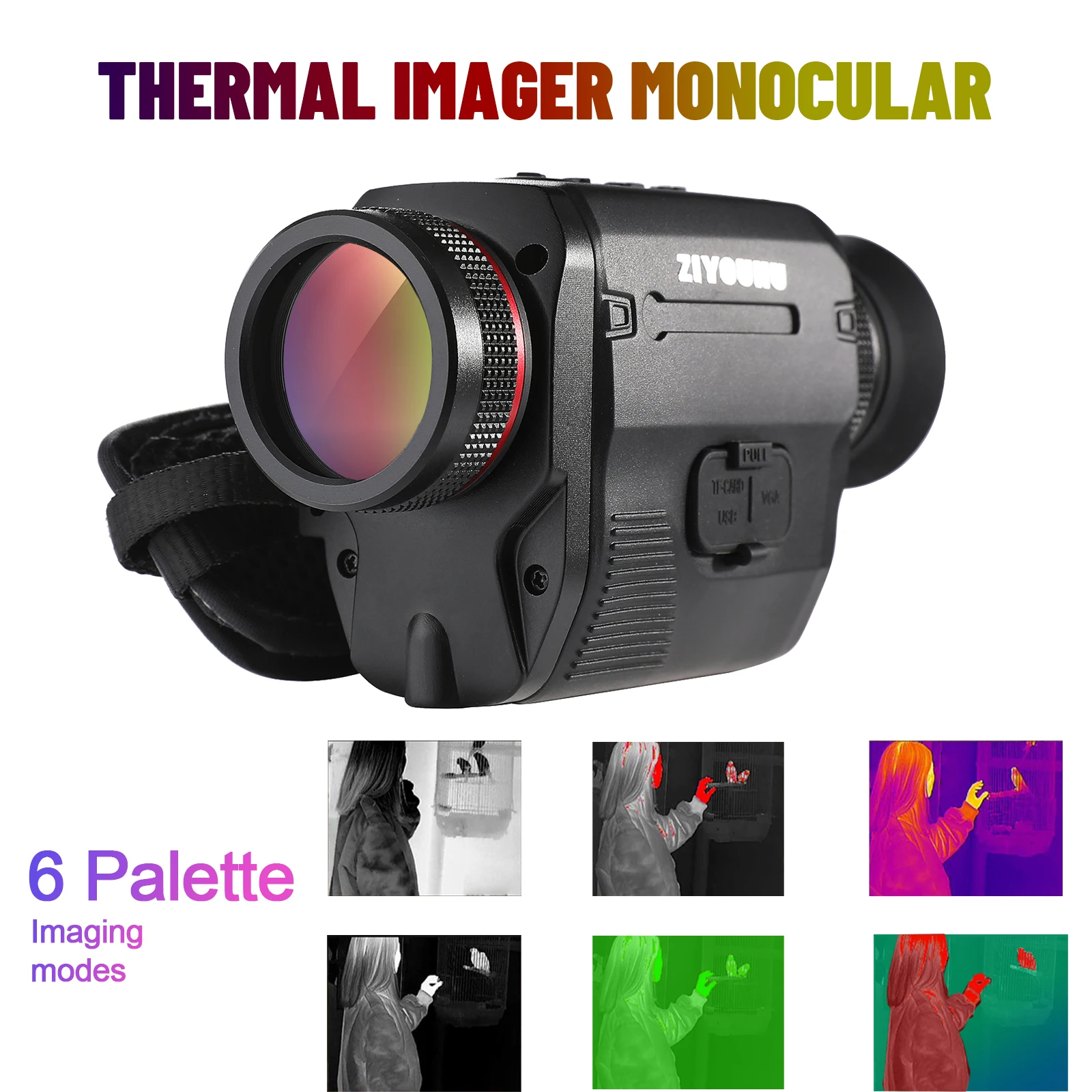 

Thermal Imager for Hunting Imaging Monocular Handheld Night Vision Thermal Vision Infrared Camera Telescope Animal Observation