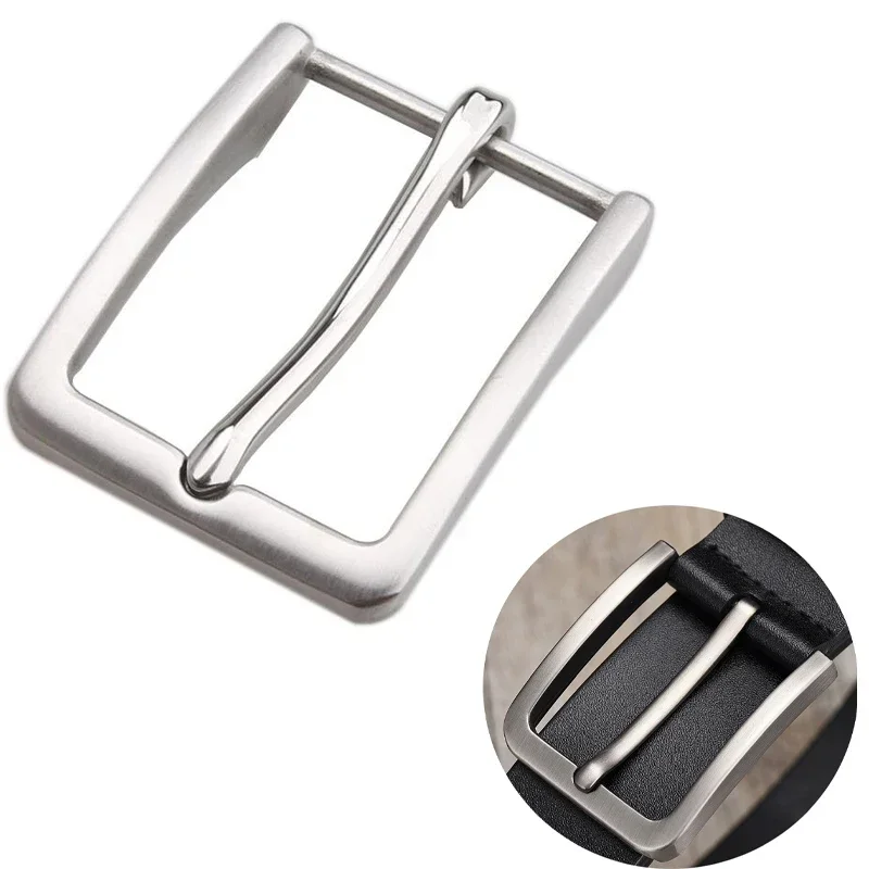 NEUE DIY Edelstahl Gürtel Schnalle männer Casual Leder Handwerk Hardware Metall Pin Gürtel Schnalle Nähen Mode Jeans Zubehör