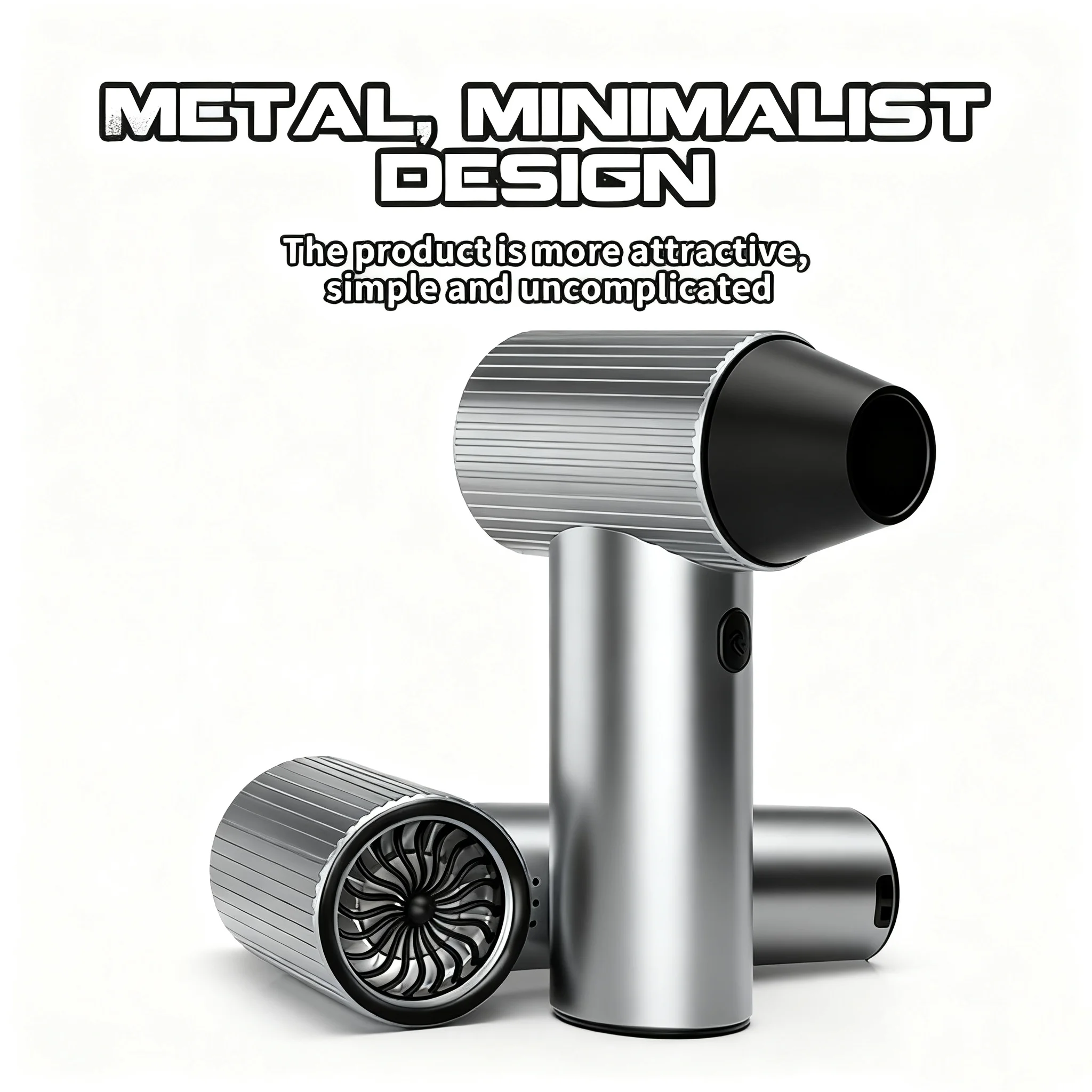 Mini ventilador Turbo Jet X7 con motor sin escobillas de 40 mm, soplador de aire portátil de empuje de 500 g para limpieza de automóviles y aplicaciones de bricolaje