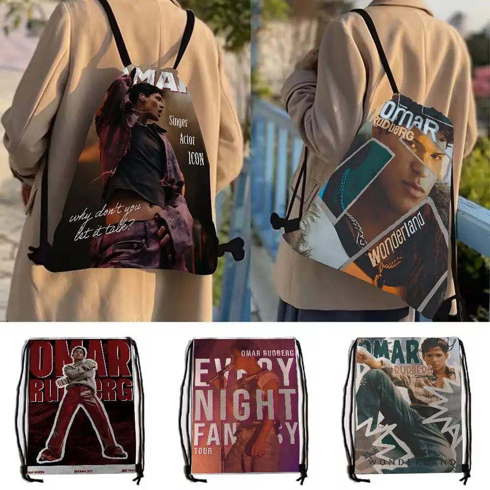 شعبية RAP O-Omar R-Rudberg الرباط على ظهره للأحذية حقيبة الظهر حقائب الكتف حقيبة الصالة الرياضية