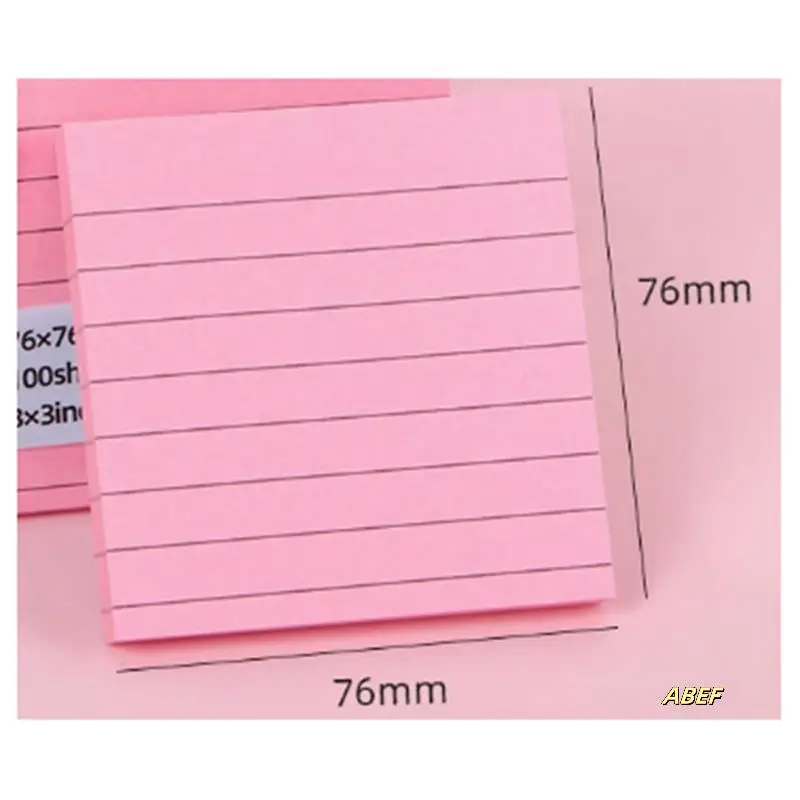 منصات متعددة الألوان المسيل للدموع ملاحظة ورقة ملاحظات لاصقة ألوان مختلفة، ورق ملاحظات مبطن