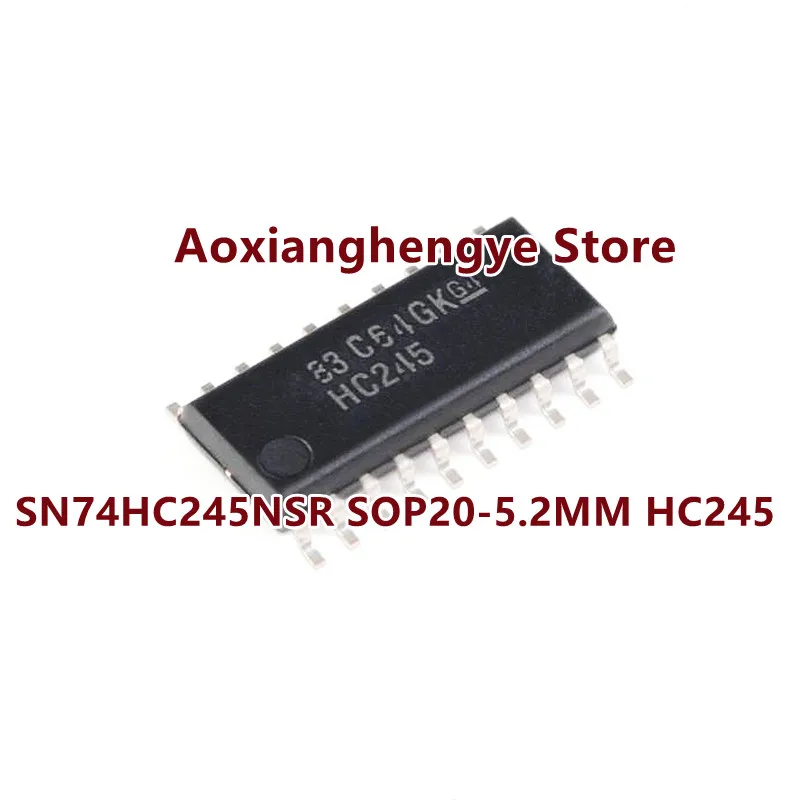 10 قطعة SN74HC245NSR HC245 SOP20 5.2 مللي متر أجهزة الإرسال والاستقبال حافلة أوكتال مع مخرجات 3 حالات