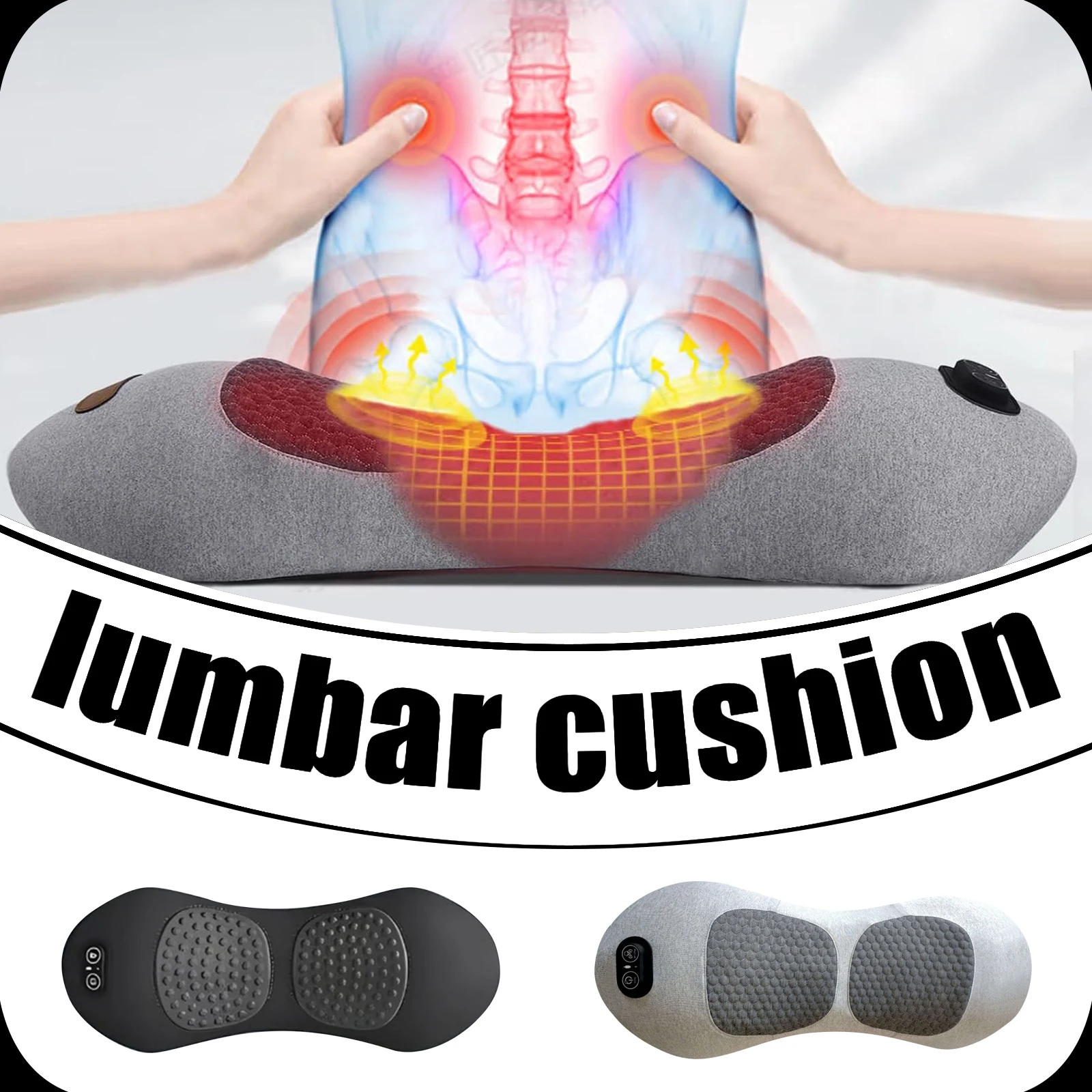 

Triple Fusion Back Massager Triple Fusion Massager For Sciatica 3-In-1 Design With Vibration Heat Electric Lift Back Pain Relief