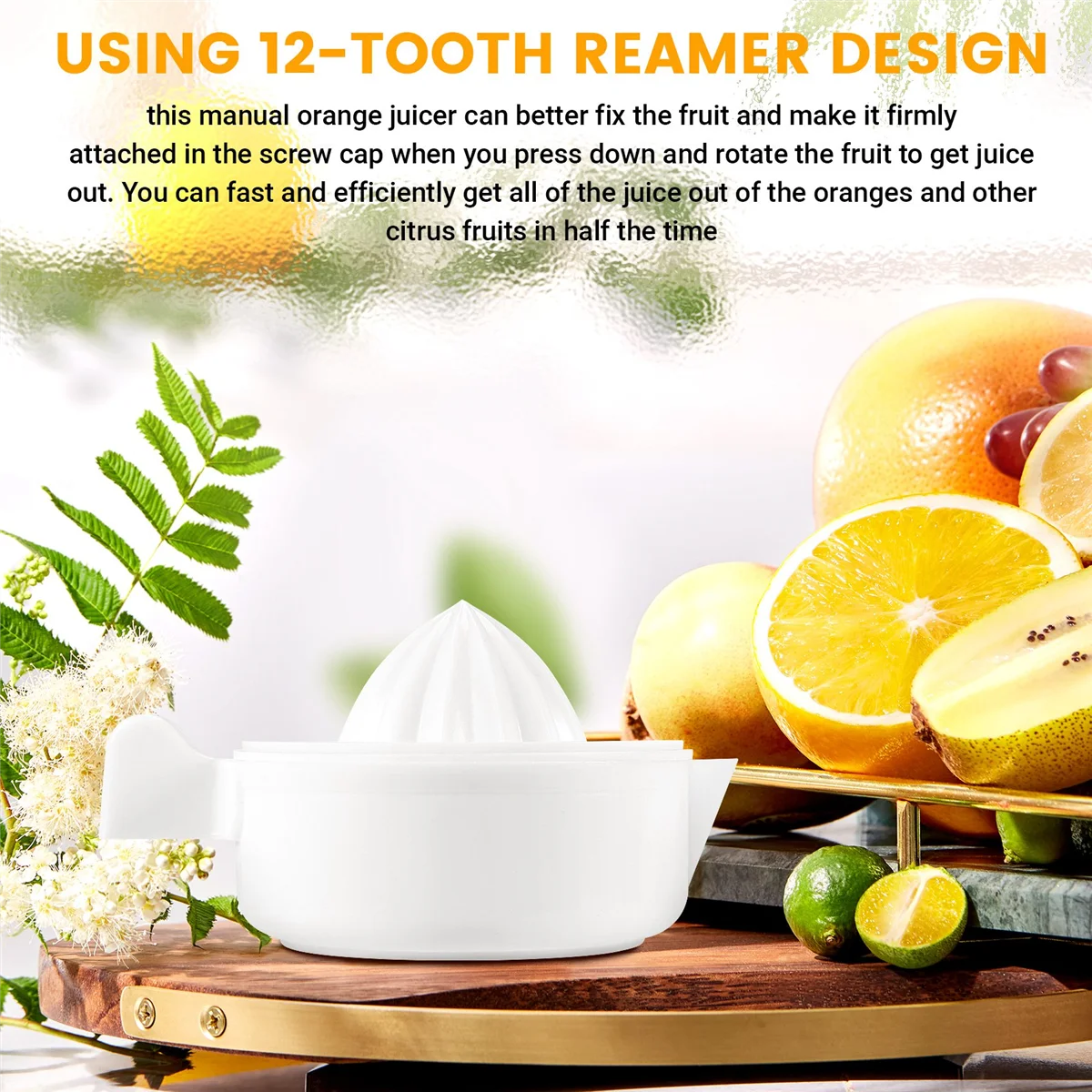 عصارة ليمون يدوية، عصارة عصير برتقال، عصارة يدوية يدوية من الحمضيات والبرتقال، غطاء دوران، مخرطة مضادة للانزلاق