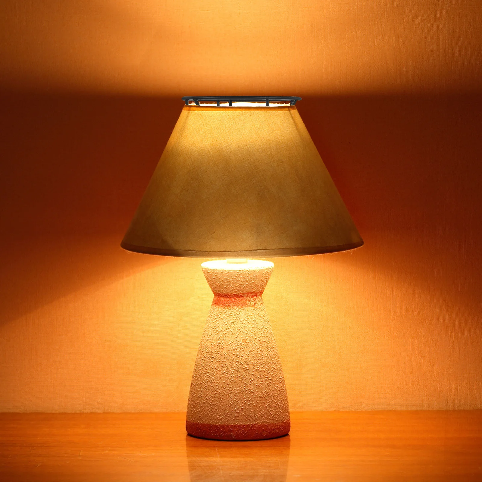 

Vintage Lampshade Frame DIY Sturdy Iron Wire Light Stand for Table Pendant Lamps Home Decorative Lamp Shade Cage