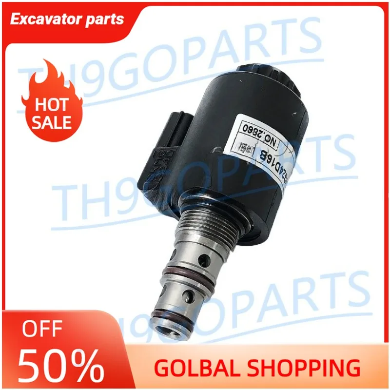 SKM6-/G24D16B 24V KWE6K-22/G24D16B Pomp Magneetventiel Graafmachine Voor Kobelco