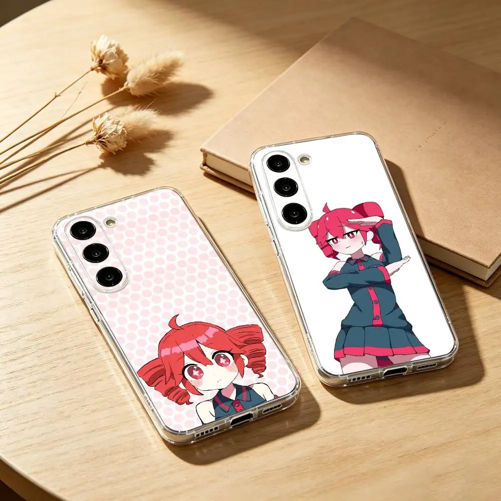K-Kasane T-Teto Phone Case For Samsung Galaxy A91,80,73,72 ,71,53,52,32 ,31,22,21s,20,Transparent Case