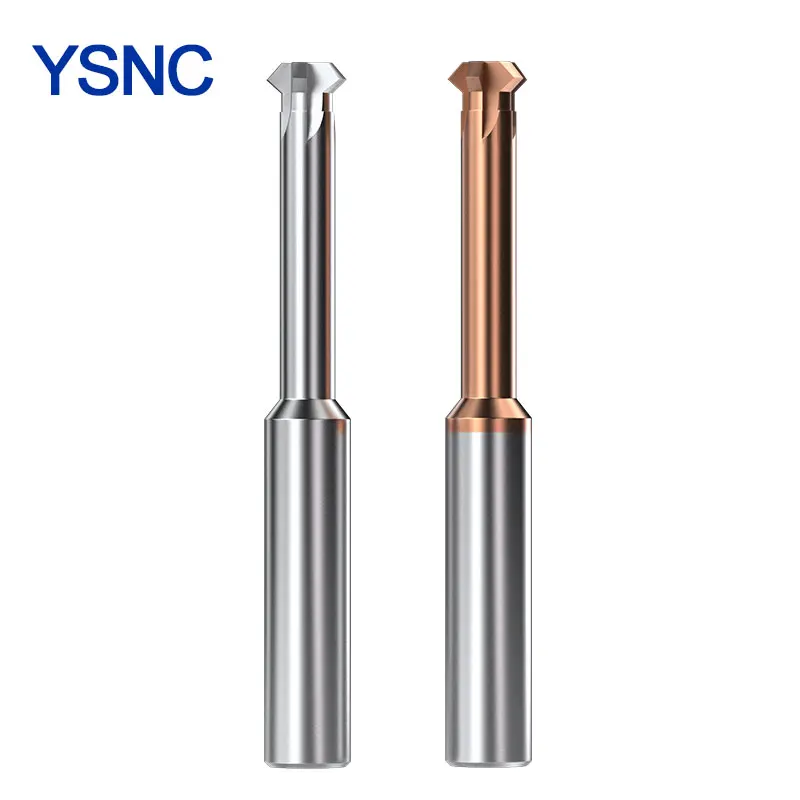 

HRC55 Up Down Chamfering Cutter End Mill Shank Milling Cutter 4F Aluminum Tungsten Carbide Router Bit Coated Mini Milling Cutter
