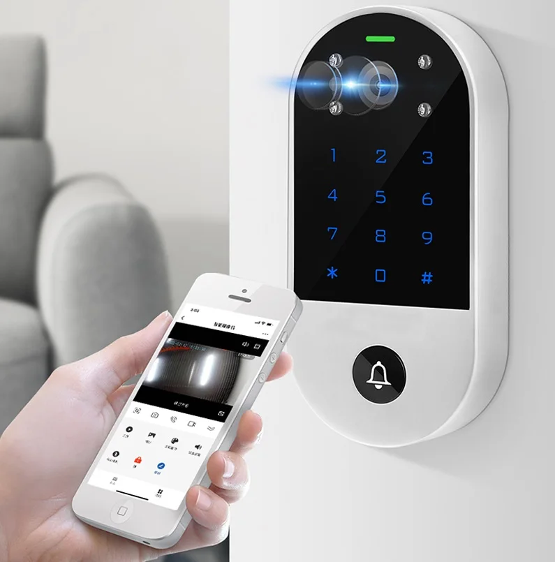 Door Phone Video Doorbell Bell Camera Intercom Wifi Ring Systems Smart Videocitofono for Tuya