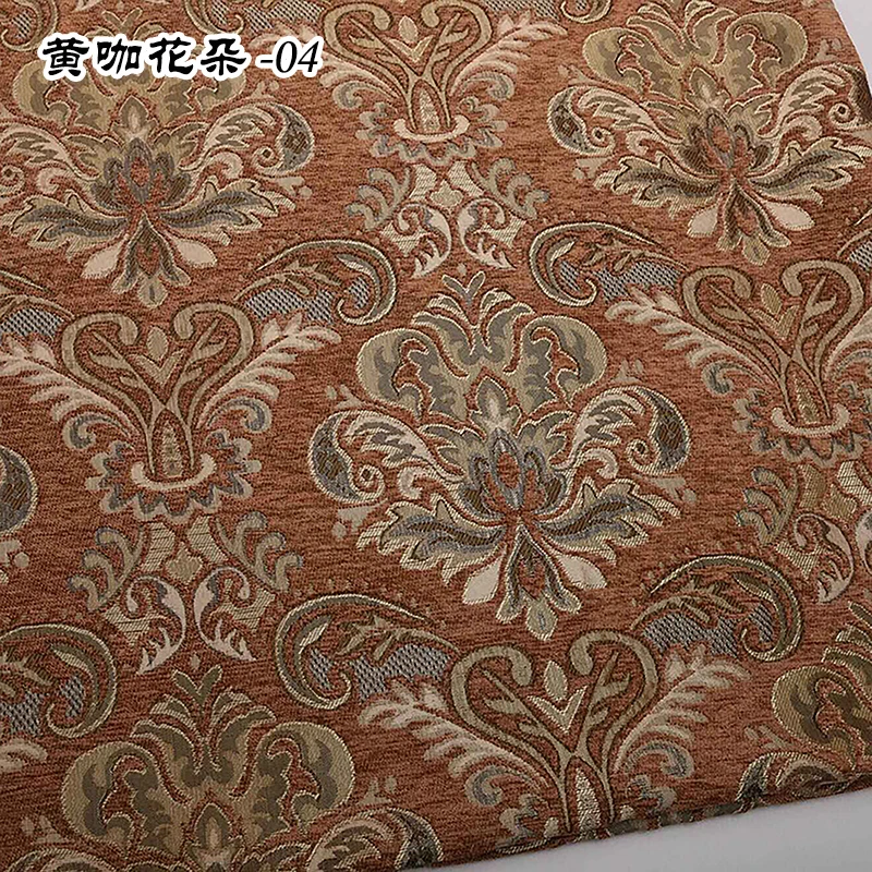 Jacquard Chenille Bankstof Europese Stijl Hoge Precisie voor Bekleding Woondecoratie Draperiehoezen per meter