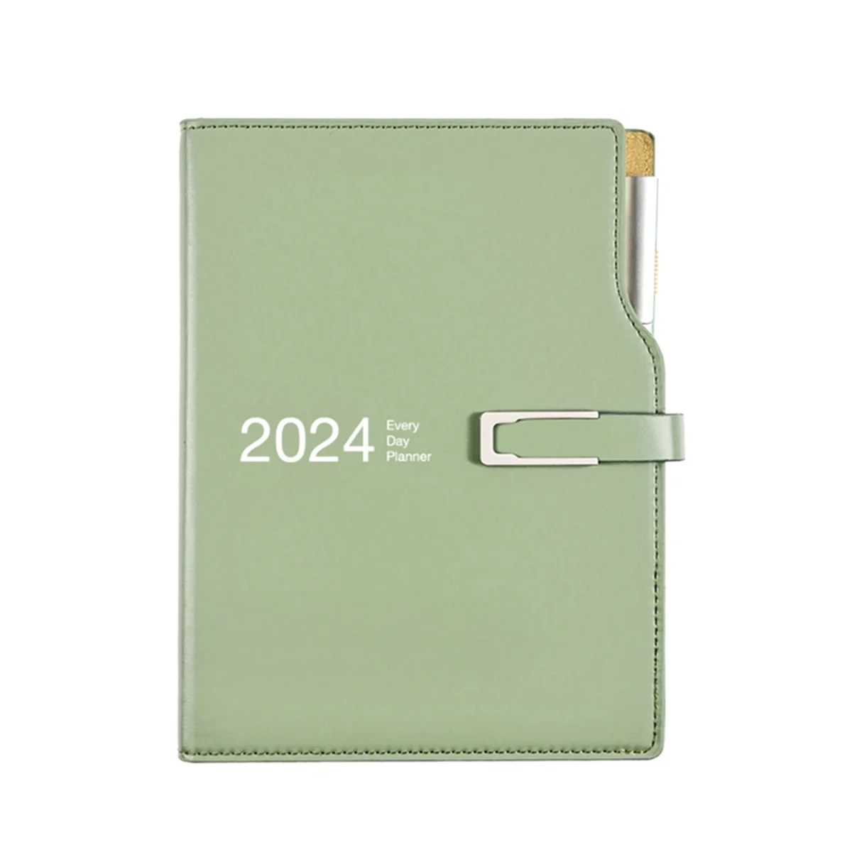 2024 Plan A5 Schedule This Calendar 1 Page 1 Day Notebook Stationery Notebook Office Tool