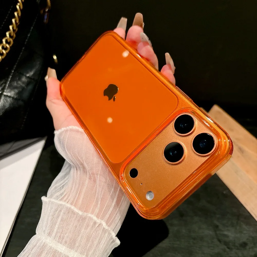 New Luxury Ultra-thin Transparent PC Phone Case For iPhone 17 Pro Max Air 17 Pro 16 15 14 13 Anti-fall Hard Clear Protect Cover
