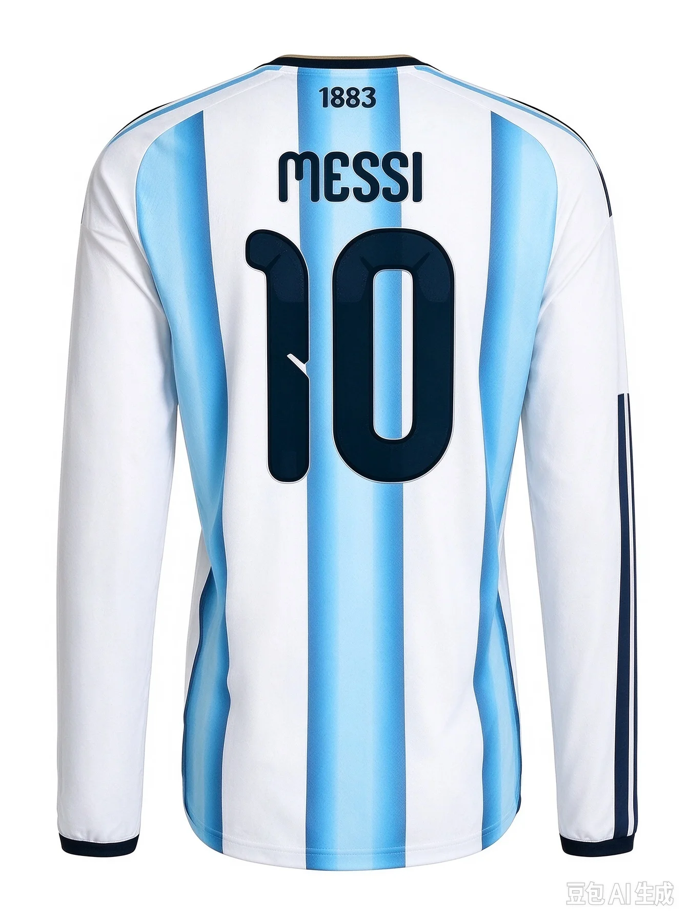 Argentina Home Shirt 2026-2027 Long Sleeve with Messi 10 Printing Sports Shirt Men's Breathable Quick Drying Football T-shirt