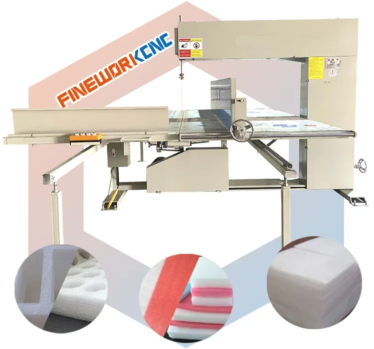 

fineworkcnc trending products 2024 new arrivals cnc horizontal vertical epe pvc eva foam sheet board cutting machine