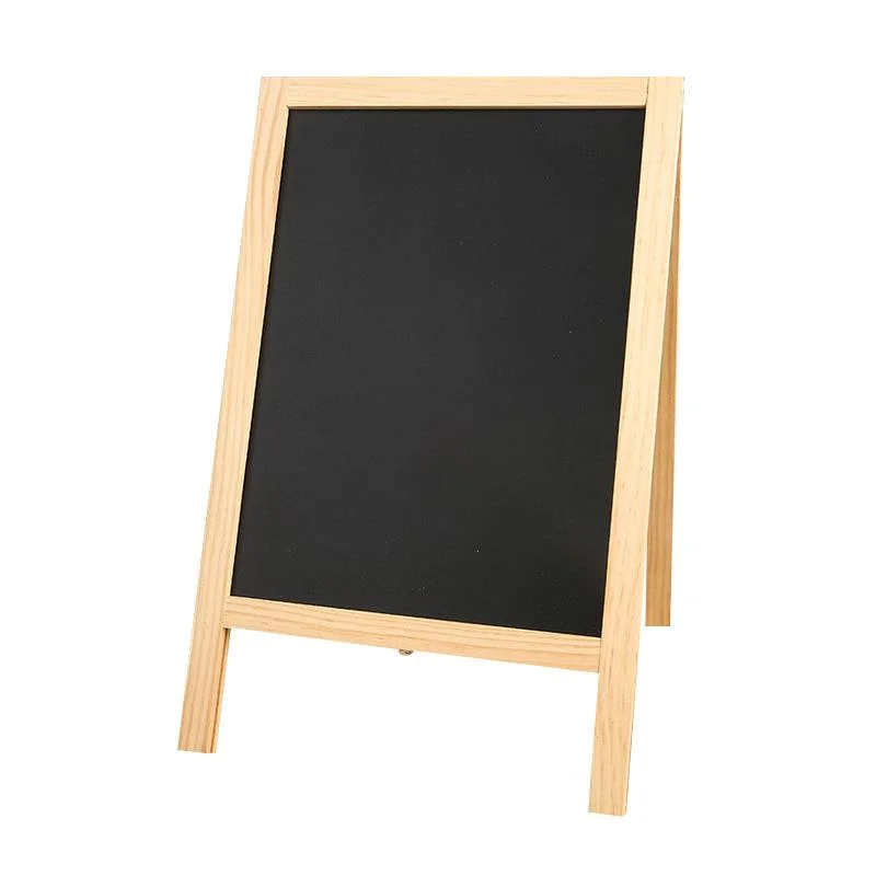 Independent Double-sided Blackboard Wooden A Frame For Sketchpad Teaching Mini Board Activity Sign Party Decoration