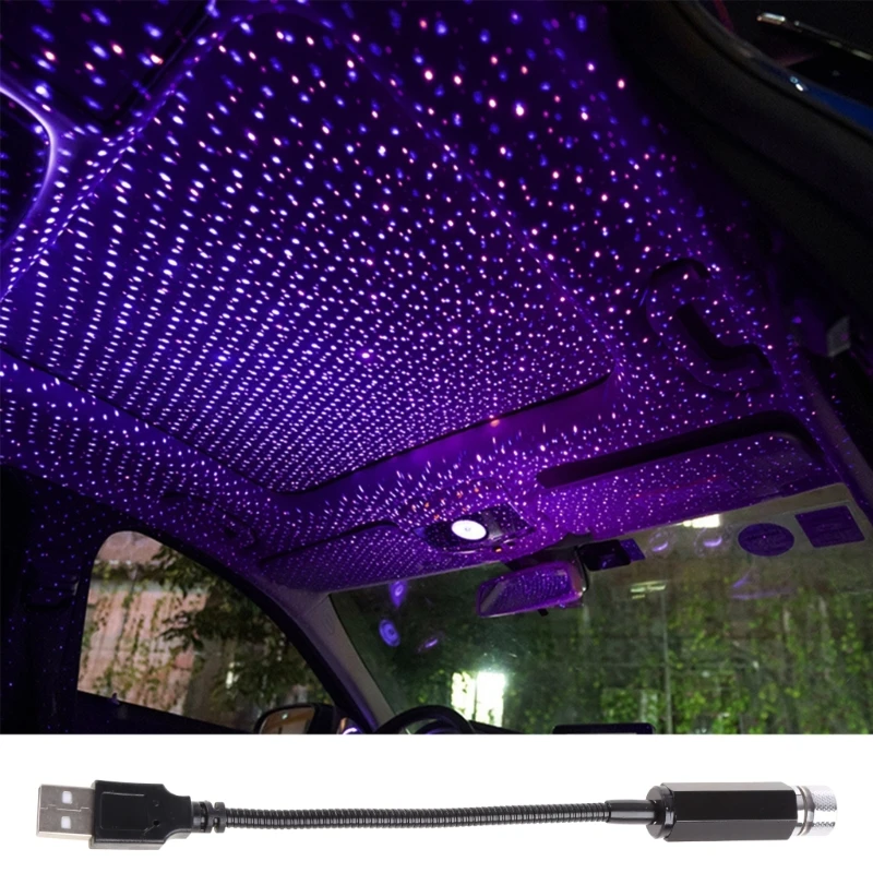 

Car Interior USB LED Roof Starry for Sky Light for Cars and Home Decoration Projector Adjustable Night Light