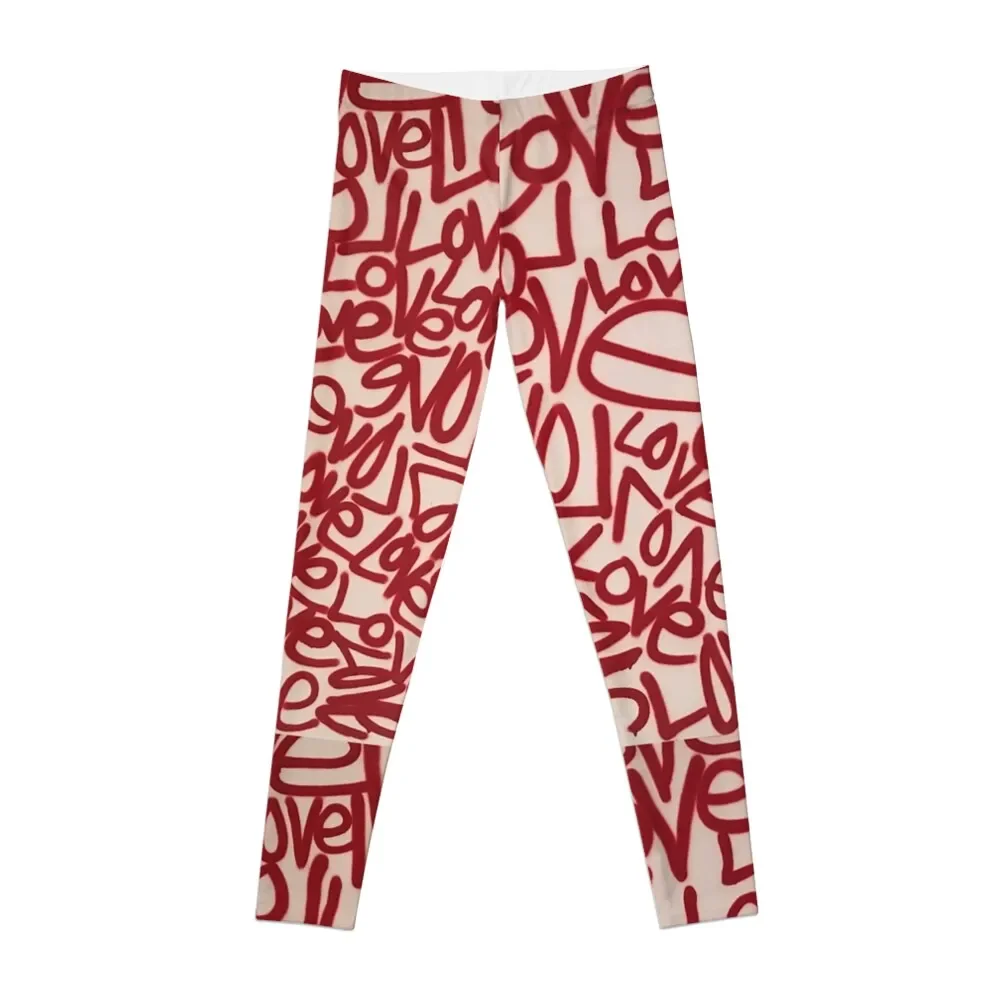 

Renda Writer - Wearable Mural - LOVE Leggings Fitness's gym clothes Jogger pants for girls Womens Leggings