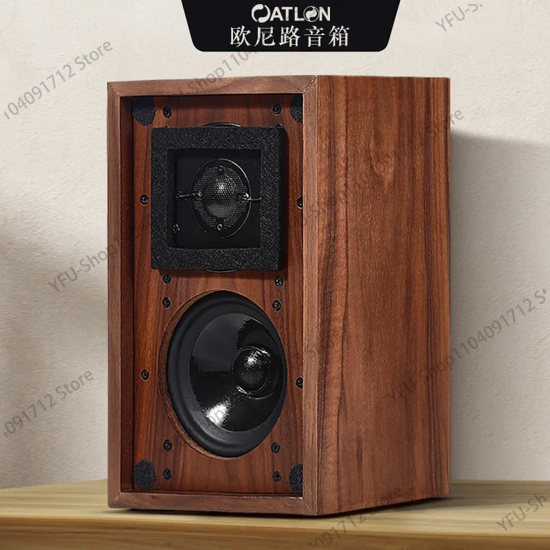 LS3/5A Monitors Bookshelf HIFI Speakers 83dB Passive Classic 11 Ohms Version Plywood Speaker Box 15 Ohms LS3/5A