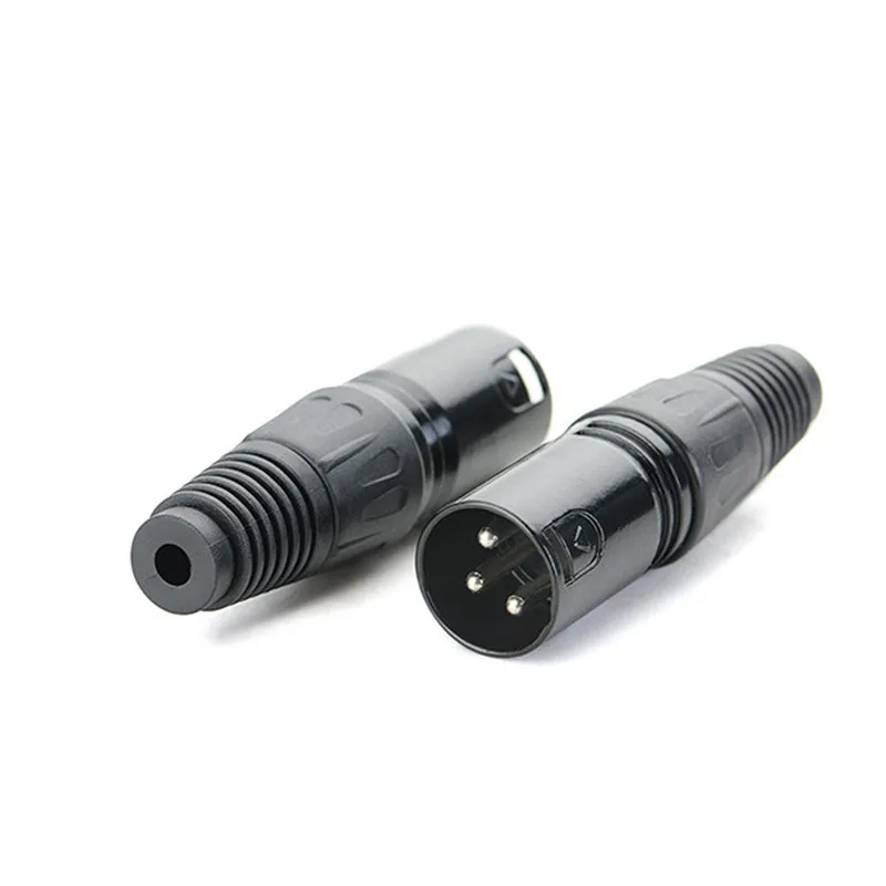 5pair 10pair Cannon Male and Female 3 Pin XLR Microphone Audio AV Cable Plug mic Connectors Cannon Cable Terminals Sound plug
