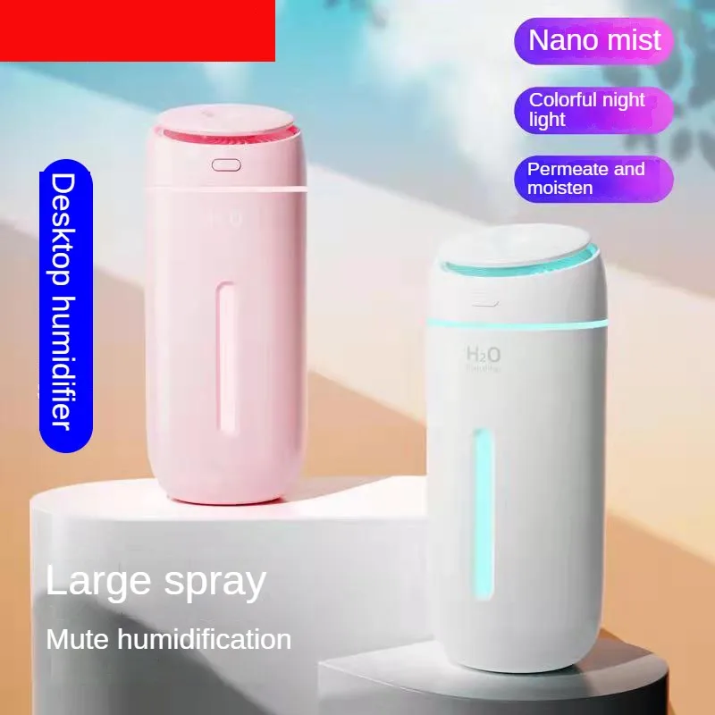 New Desktop Hydrating Night Light Household Office Bedroom Car Heavy Fog USB Mini Air Purification Humidifier