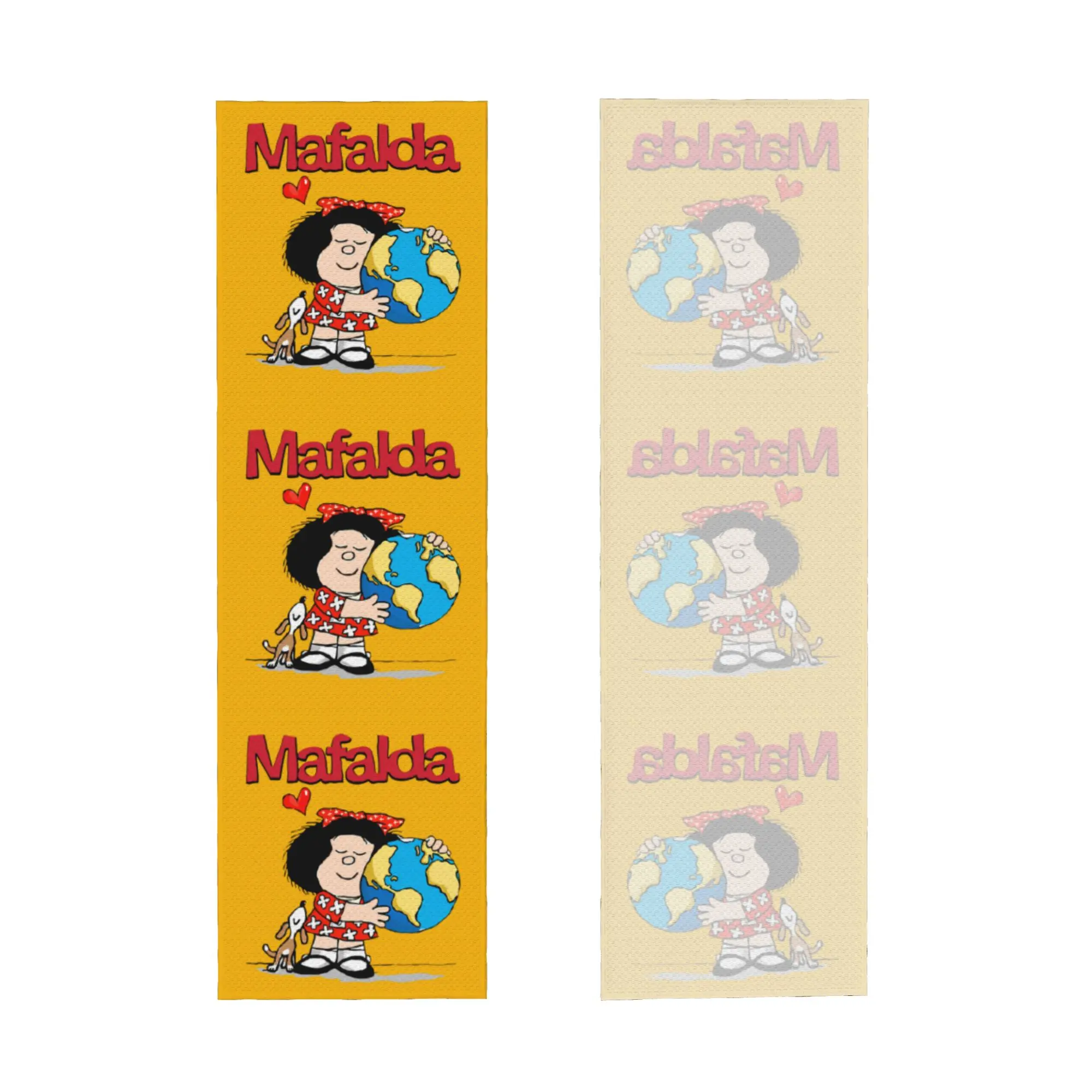 Mafalda World and Her Puppy Cold Exercise Towel  Quino Comic Cartoon Super Soft Breathable Instant Cooling Towel Yoga Towels