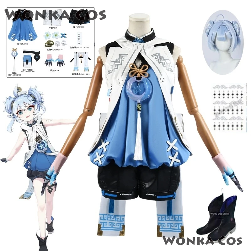 In Stock Youhu Cosplay Game Wuthering Waves Youhu Cosplay Costume Anime Suits Party Role Play Outfits Halloween Dress Uniform