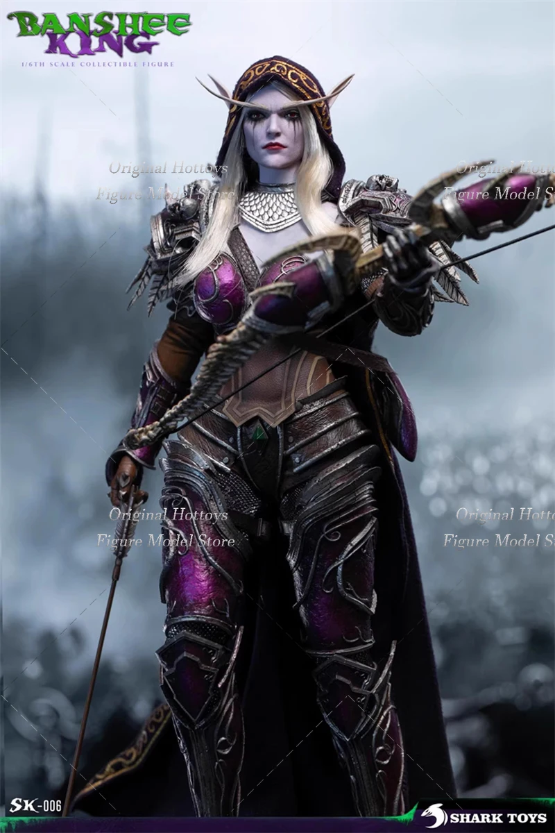 

SHARK TOYS SK-006 1/6 Scale Female Soldier Sylvanas Windrunner WOW The King Of Banshees Full Set 12'' Action Figure Doll