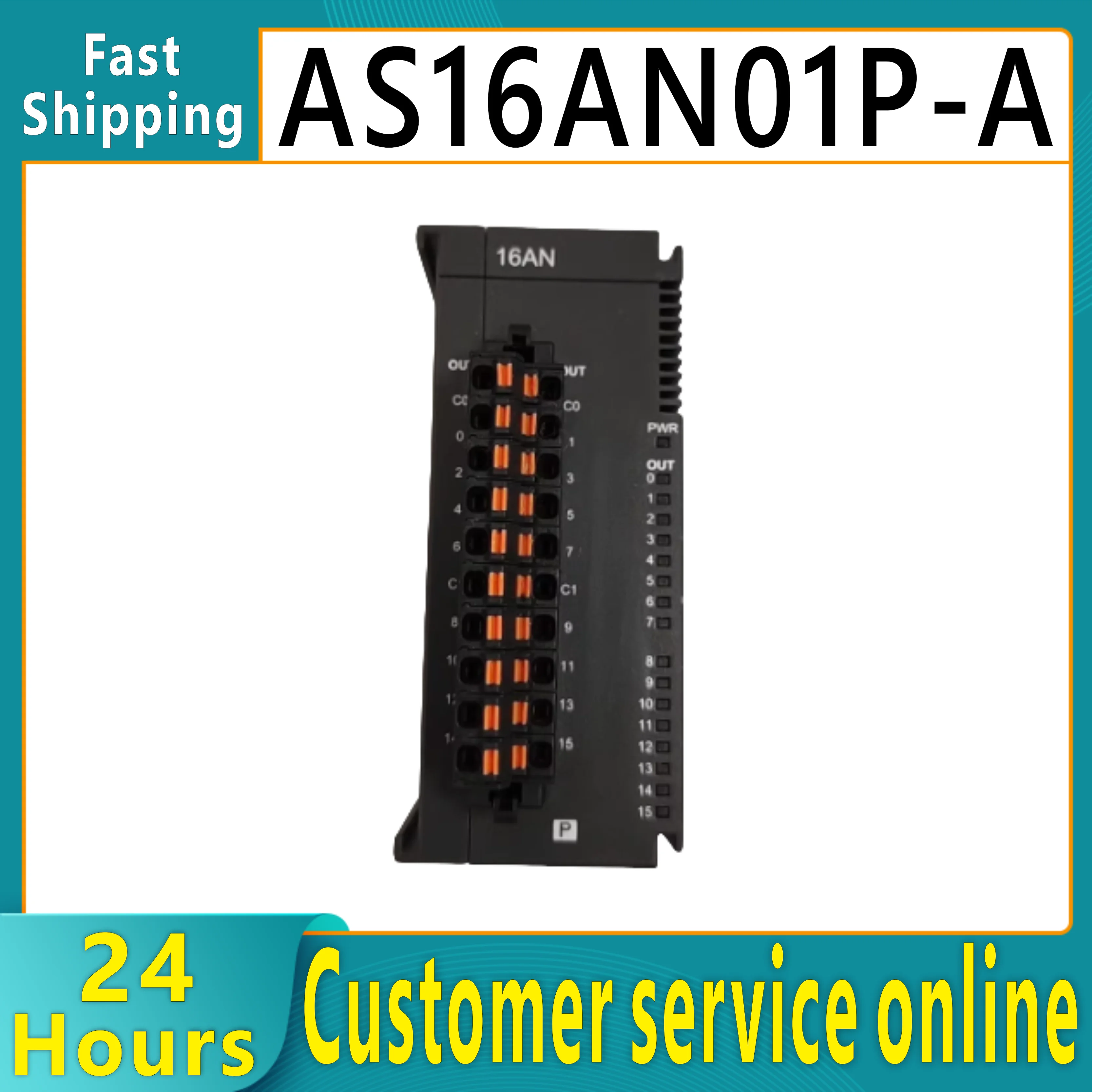 

Новый оригинальный модуль ПЛК AS16AN01P-A AS16NO1P-A AS16AN01PA