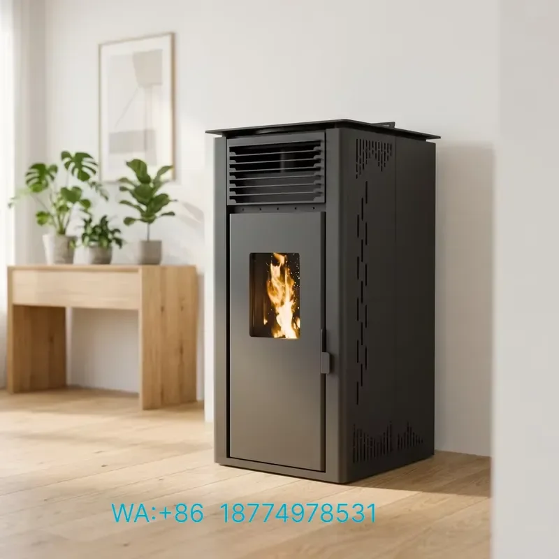 for PANSEE 10KW PS-100 Freestanding Modern Indoor Pellets Stove with Burning Heat Premium Category Product
