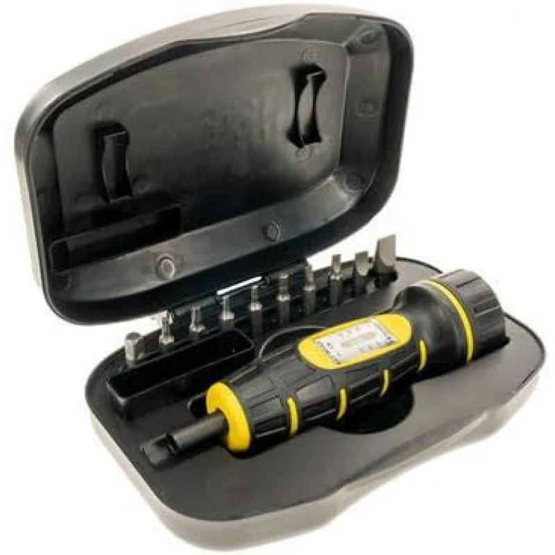 Manual Firearms Accurizing Torque Wrench with Inch/Pounds Measurement, Bits and Storage Case for Scope Mounting