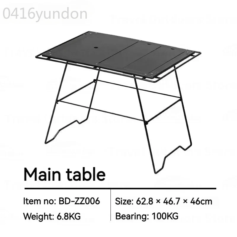 

Table Camping Folding Shelf Combination Outdoor Kitchen Garden Barbecue Picnic BBQ Accessories Portable Ultralight