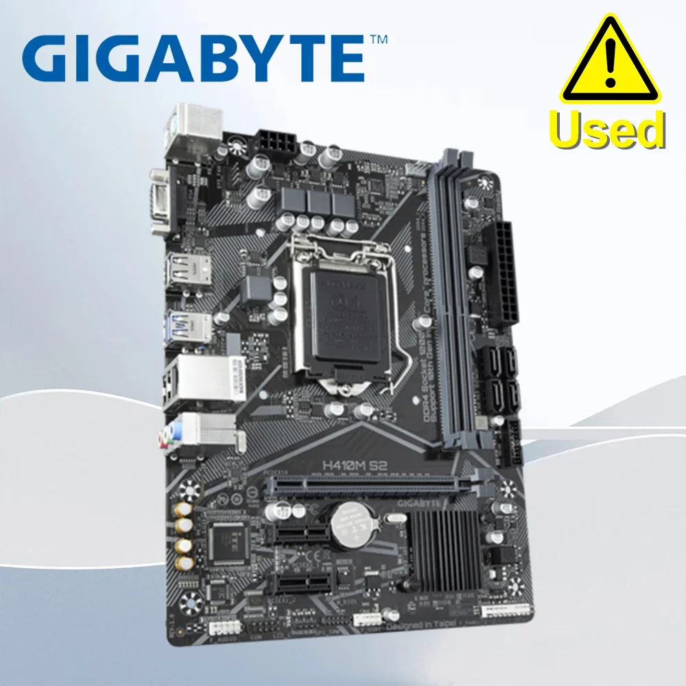 

GIGABYTE H410M S2 LGA 1200 64GB PCI-E 3.0 2×DDR4 1×VGA 22.6×17.4cm
