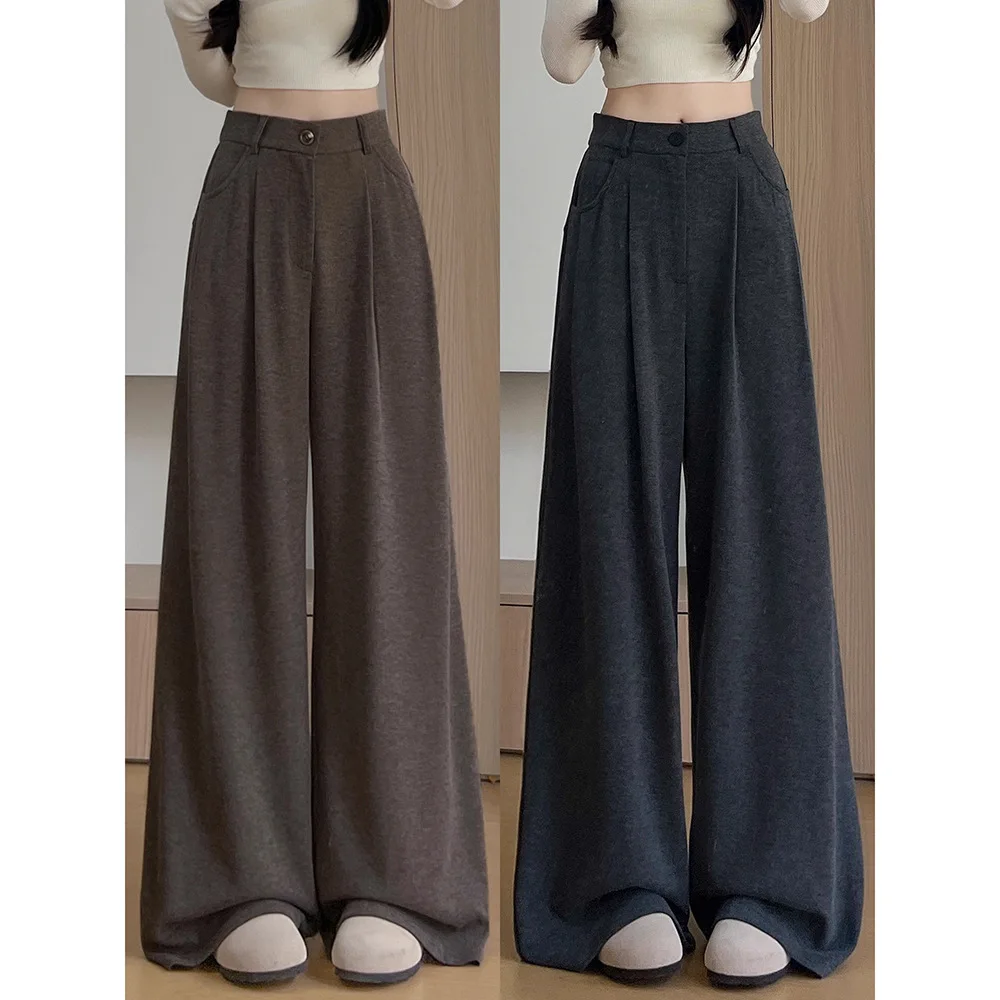 بنطال ذو قصة أرجل واسعة للمرأة الحضرية الصيف المرقعة واسعة أرجل الخيزران والقطن الطبقات التجفيف السريع الربط اللف متطابقة الهواء الرجعية