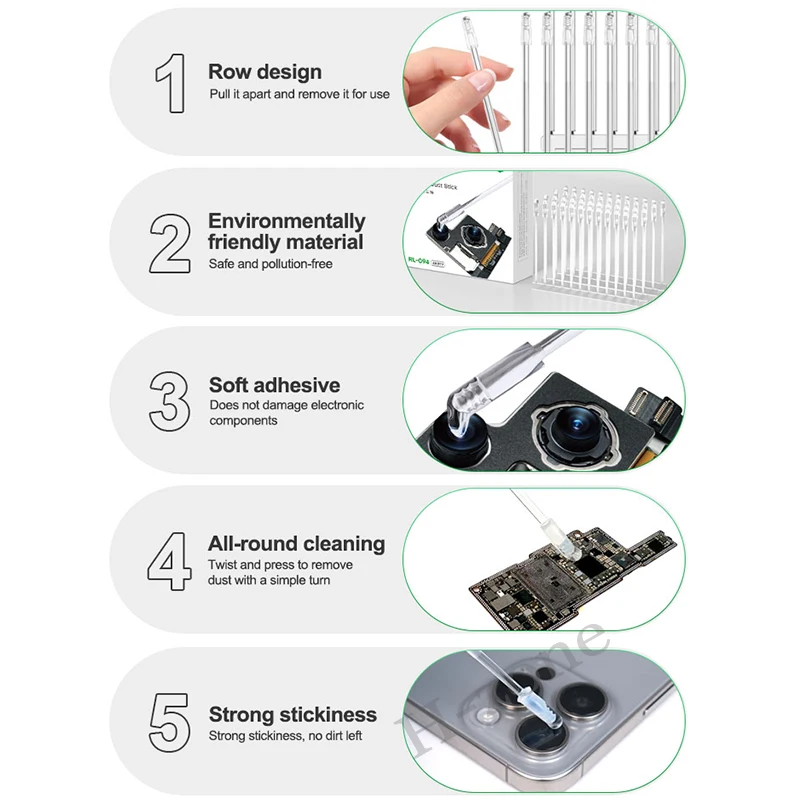 RELIFE RL-094 Camera Portable Lens Cleaner Resin Synthetic Stick Dust Fingerprint Removal for Phone Camera Lens  Cleaning Tool