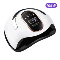 High Power 36Pcs Nail Led Lamp 168W Nails Curing Dryer for Gel Polish with LCD Display