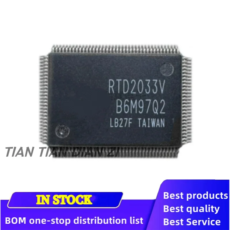 1pcs/lot RTD2033V RTD2033 QFP128 ic chips in stock