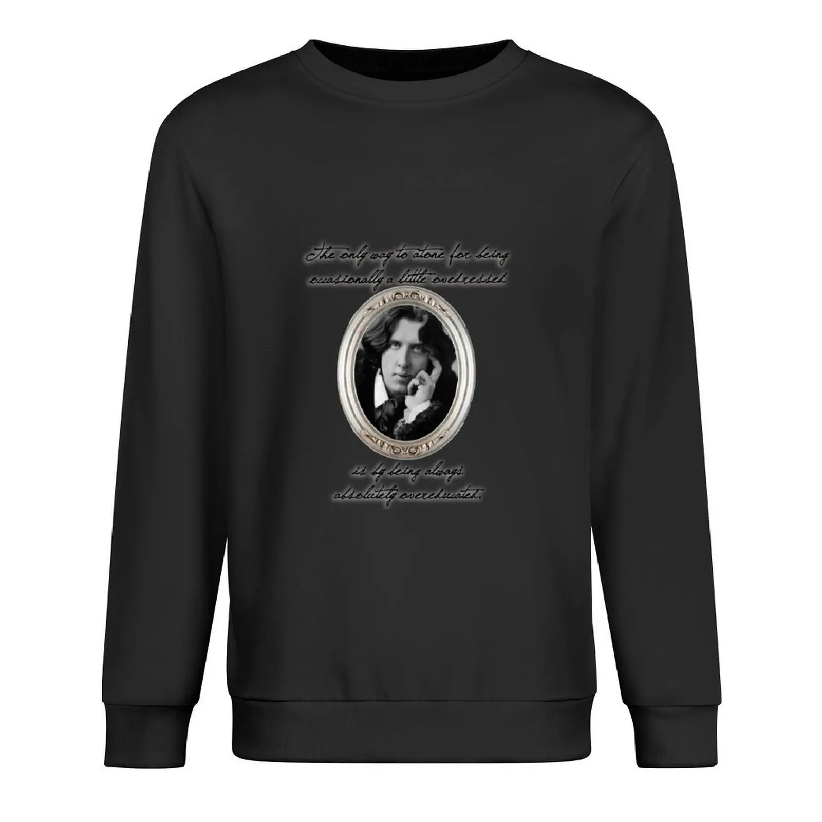 

Oscar Wilde Pullover men's autumn clothes mens designer clothes mens clothing men's winter sweater new sweatshirts