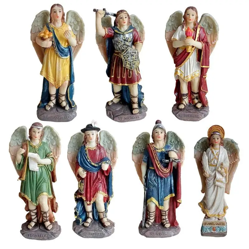 Angel Statue Desk Bedroom Decoration Resin Crafts For Home Room Statue For Home Symbol Of Devotion For Bathroom Bookshelf