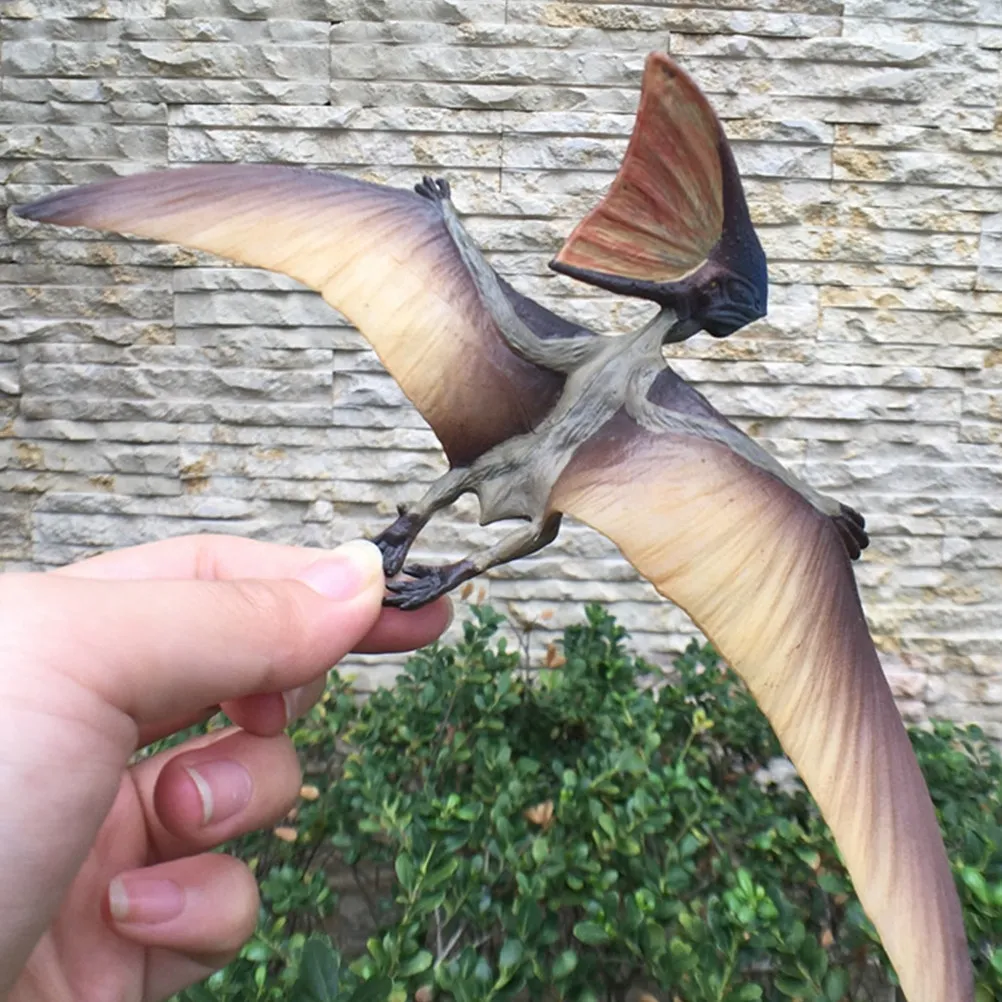 Dinosaur Figure Realistic Pterosaur Animal Toy Educational Plastic Model Gift for Kids
