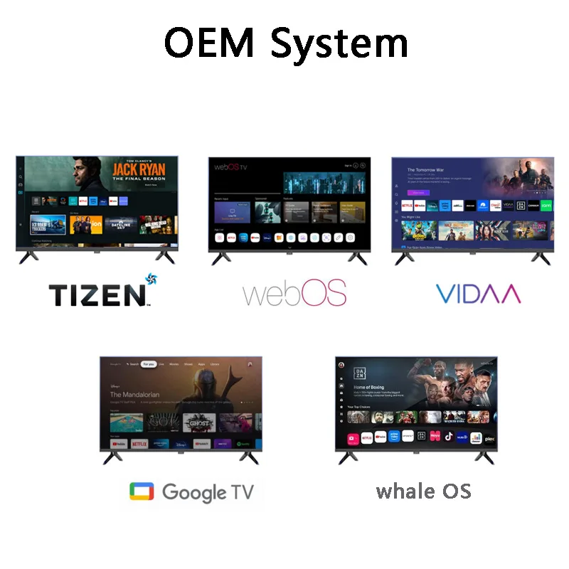 تلفزيون 65 75 85 98 بوصة رفيع للغاية عالي الوضوح مقاوم للانفجار 4K نظام أندرويد led بروتوكول إنترنت ذكي تلفزيون