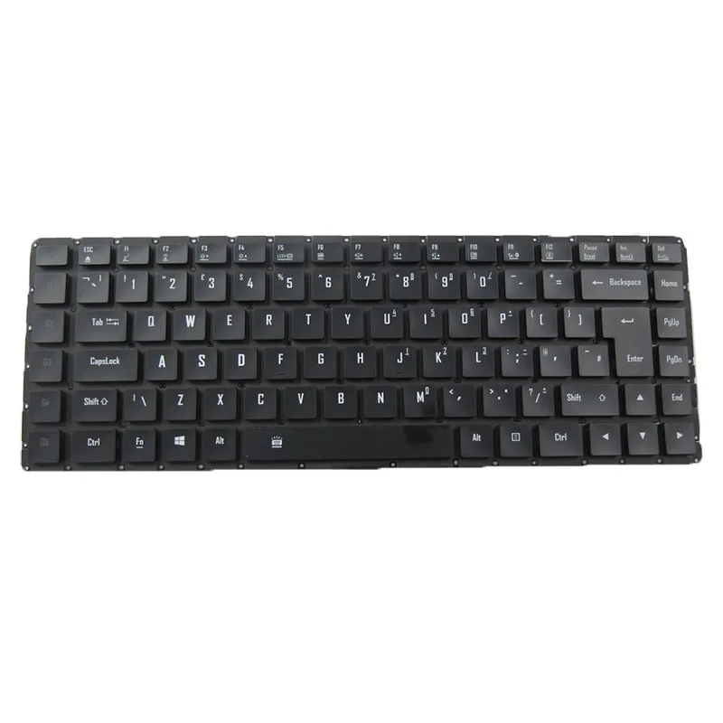 Laptop No Backlit Paper Keyboard For Gigabyte For AERO 14 27703-UK641-G30S SKB1507-UK 2Z703-UK641-G30S United Kingdom UK Black