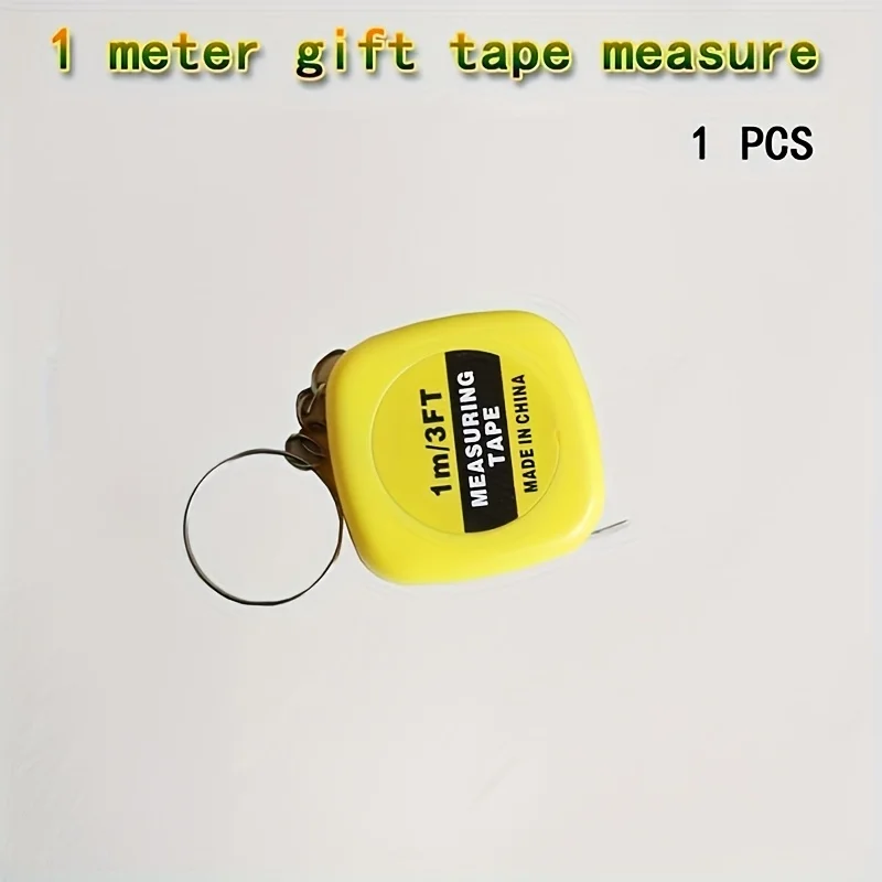 1 /3 gift tape measure 1M small steel tape measure 1m measuring ruler stainless steel tape key chain portable ruler