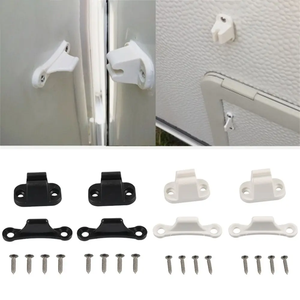 

Наружная дверь, сверхмощный комплект дверных фиксаторов для автофургонов, противоскользящий нейлоновый дверной стопор, белый пластик Т-образной формы, дверной фиксатор, лодка