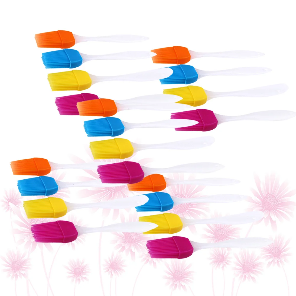 

20Pcs Silicone Basting Brush Reusable Heat Resistant Food Grade for Baking Bbq Cooking Pastry Brush Kitchen Gadget