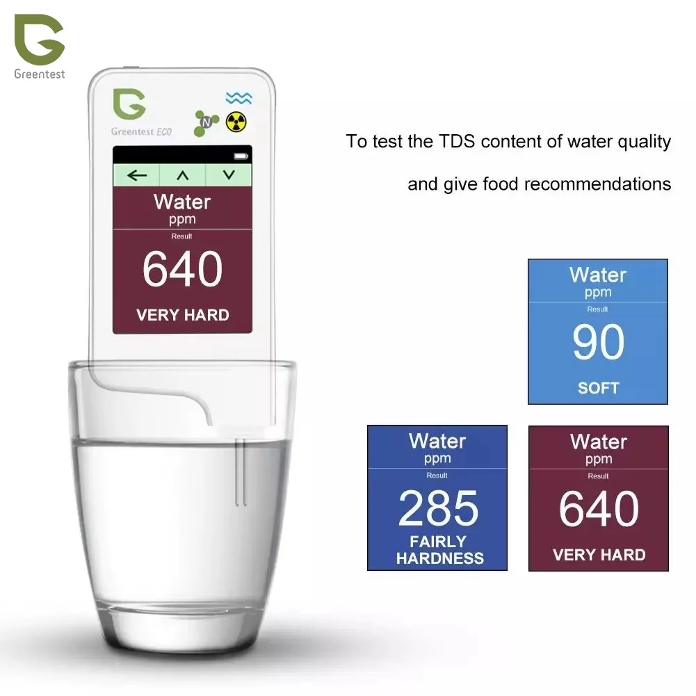 

Greentest 3F Water Quality TDS Detector Food Safety Nitrate Tester Home Health Analyzer Fast and Accurate Detection Portable