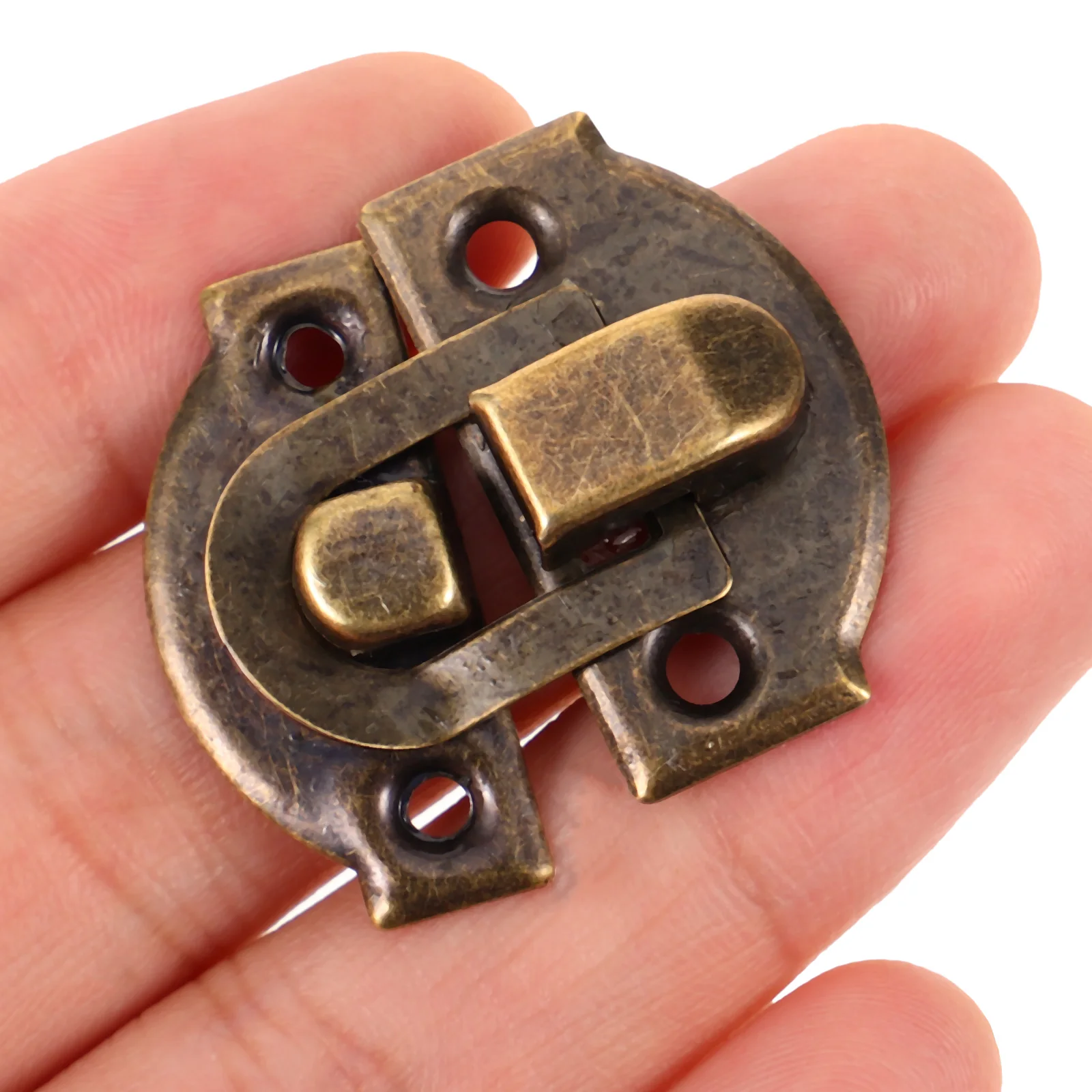 

30pcs Jewelry Latches Durable Steel Vintage Wooden Box Hasp Toggle Clasp Wooden Box Hasps Lock Cabinet Hardware