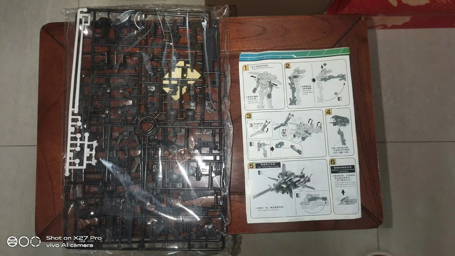 Bandai Original Genuine HG SVMS-01E Graham's UNION FLAG CUSTOM 00-07 Anime Action Figures Assembly Model Ornaments Toys