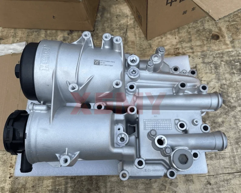 

Van Toepassing Op Sinotruk Howo T 7H Sitrak C 7H Man Mt13 Mc13 Motorolie Koeler Module 201v05000-7043