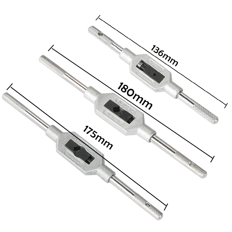 Imagem -03 - Tap Wrench para Thread Tap Aço Hand Taps Holder Tapping Reamer Tools M18 M110 M1-12 Ajustável